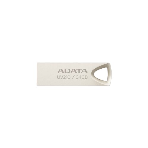  USB Memory stick Adata UFD 64GB UV210 Metal Golden 64 GB, USB, Brzina čitanja 90 MB/s, Brzina pisanja 40 MB/s, AUV210-64G-RGD USB 2.0 Cijene