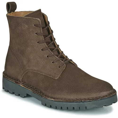 Selected SLHRICKY NUBUCK LACE-UP BOOT B Smeđa