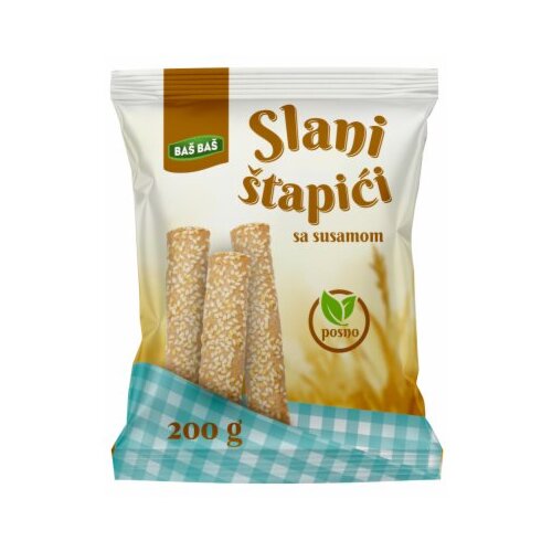 Baš Baš &Scaron;TAPIĆI POSNI SA SUSAMOM 200G Cene