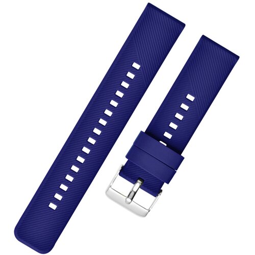 INF silikonski pa&scaron;ček za pametne ure xiaomi in samsung blue 18 mm, (21741213) Cene