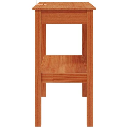  Konzolna stolica Vosak Smeđa 80 x 40 x 75 cm Masivna borovina - Vosak smeđa 80 cm Slike