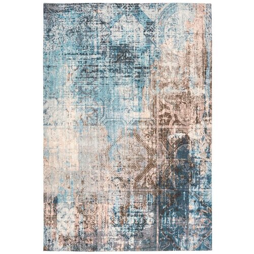 Kayoom TEKAČ Indiana 300 Blau / Braun 80/150 cm tkano modra, rjava Cene