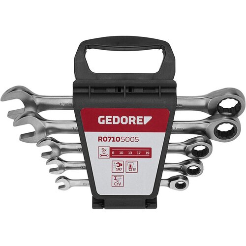 Gedore R07205005 Set kombiniranih ključeva sa čegrtaljkom 5 komada 8-19 mm Cijene