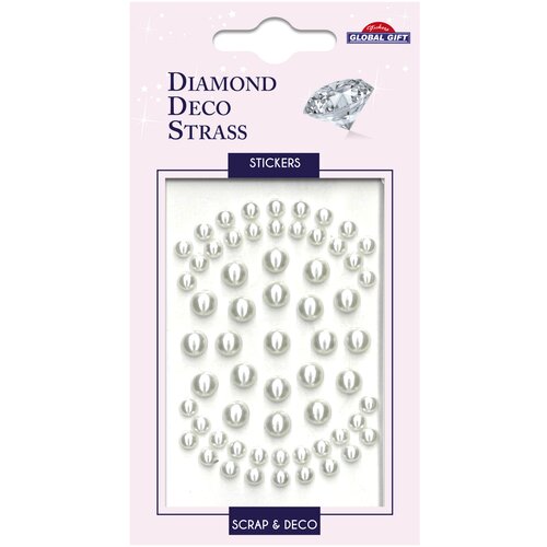Grupo DIAMOND DECO NALEPKE STRASS MALE IN VELIKE BELI PERLE, (20862499) Slike