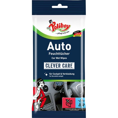  Vlažilni robčki za avto Clever Care - 20 kos. Slike