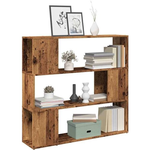 vidaXL Ormarić za knjige/Sobna pregrada staro drvo 100x24x94 cm Cijene