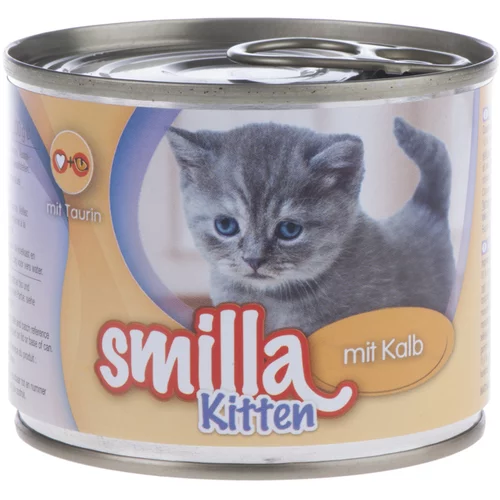 Smilla Kitten 6 x 200 g - Teletina