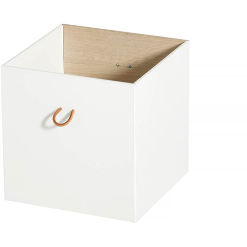 Oliver Furniture&amp;reg; komplet 3 lesenih &amp;scaron;katl za regal white/oak Slike