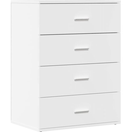 Maison Chic Komoda - Predalnik bela 60x39x80 cm inženirski les, (21716276) Cene