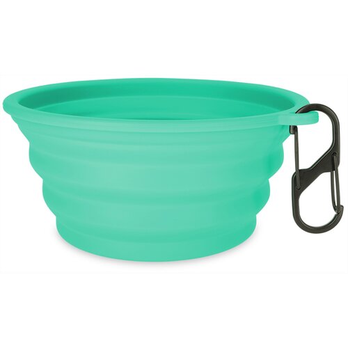 TIAKI silikonska putna zdjelica, tirkizna - 750 ml, Ø 15 x V 7 cm Cijene