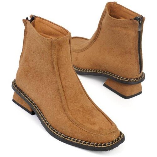 Capone Outfitters Women&amp;#039;s Low-Heeled Boots with Stitching Detail. Slike