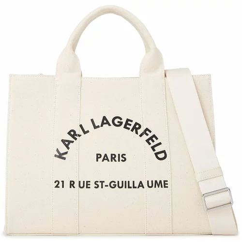 Karl Lagerfeld Shopper torba bež / crna