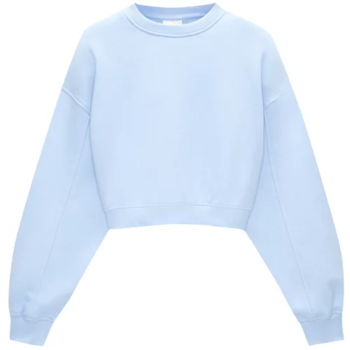 Pull&Bear Sweater majica svijetloplava