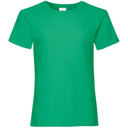 Fruit Of The Loom Valueweight Girls' Green T-shirt Cene
