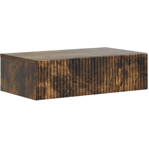Stolna montirana na zid Dimljeni hrast 59 x 34 5 x 17 cm Cene