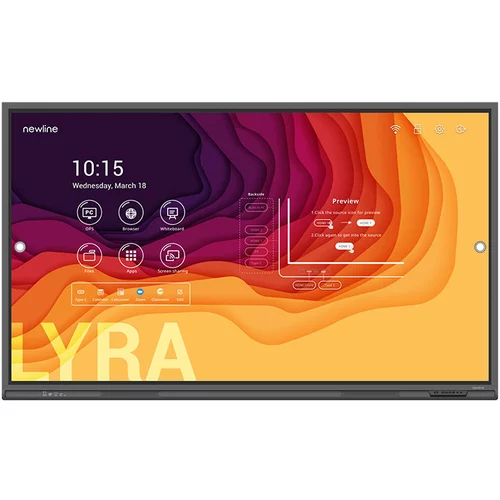 Newline Interaktivni zaslon Lyra TT-7523QAS LCD, 75&apos;&apos;