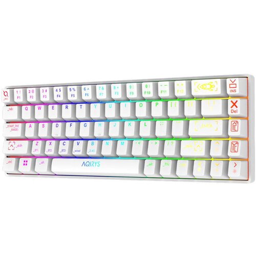 AQIRYS gejmerska tastatura mira wireless white Cene
