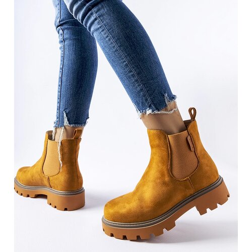 Big Star Brown insulated ankle boots Slike