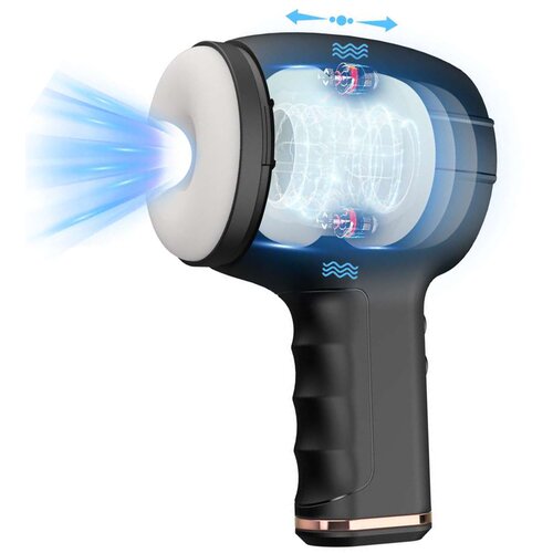 Paloqueth Automatic Soft Silicone Masturbator with 4 Thrust Functions and Vibrations Slike
