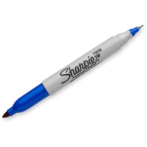 Sharpie permanentni marker twin tip plavi Cene