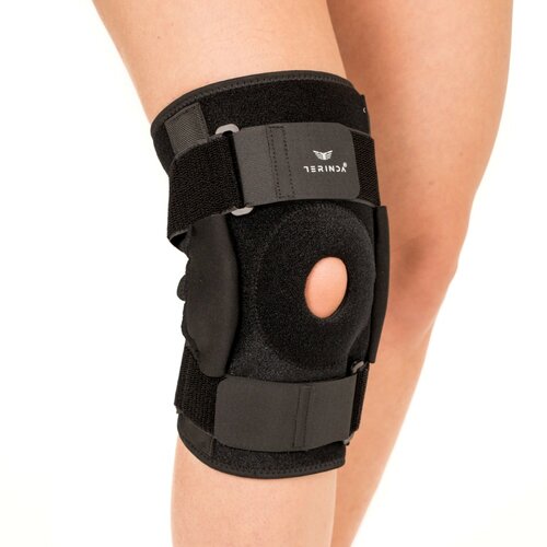 Terinda knee adjustable stabilization brace pro, štitnik za kolena, crna 1126 Slike