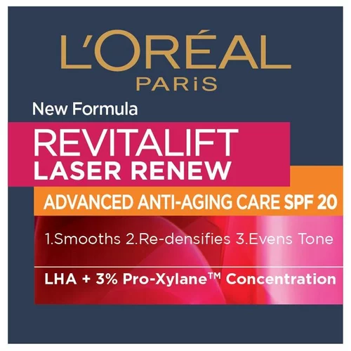 L´Oréal Paris revitalift Laser Renew Anti-Ageing SPF20 dnevna krema protiv bora 50 ml za žene