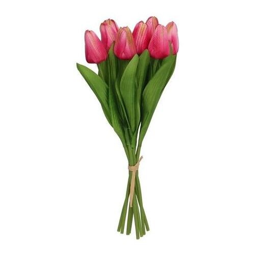  BUKET TULIPANA 35CM FUKSIJA PVC Slike