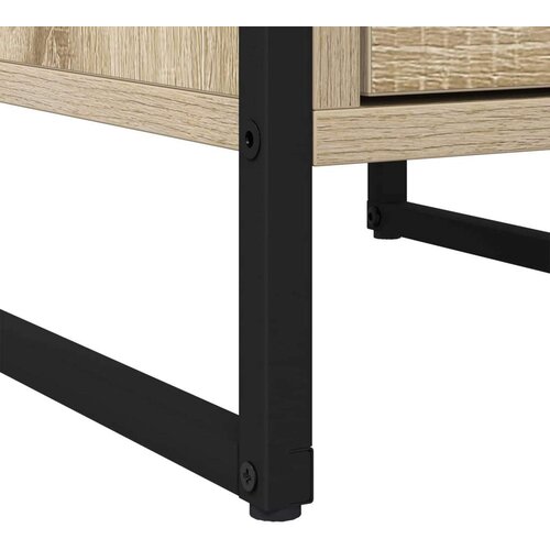 VidaXL Noćni ormarić 2 pcs Sonoma 39,5 x 30 x 50 cm Konstruirano drvo Slike