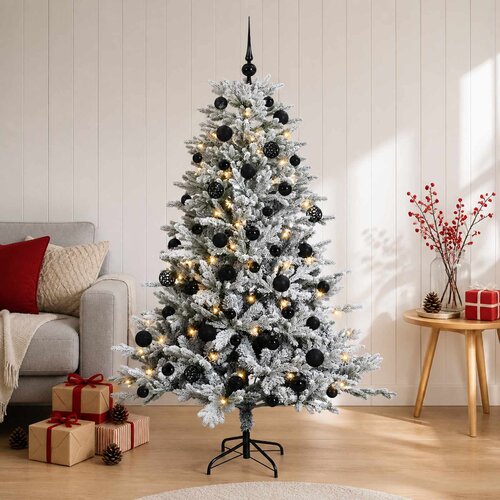  Umjetno božićno drvce s kuglicom 120 cm 150 LED lampica Cene