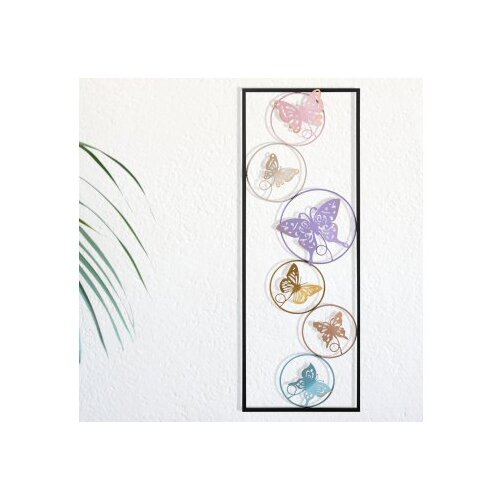 Wallxpert Zidna dekoracija Dream - 1, 32 x 5 x 90 cm, Crna Slike