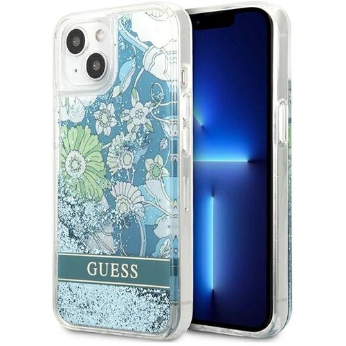 Guess OVITEK IPHONE 13 6.1 HARDCASE ZELEN TEKOČI BLEŠČIČNI OVITEK, (21833572) Cene