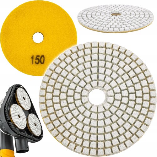  Dijamantni mokro-suhi brusni čičak disk 100 mm p150 Cijene