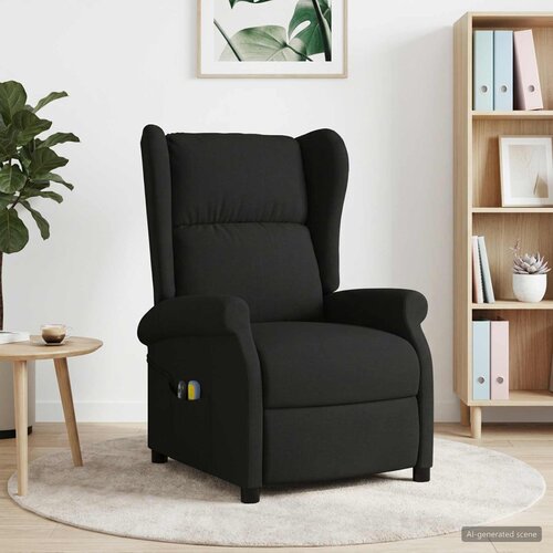  Masažni električni naslonjač s krilima Tkanina Slike