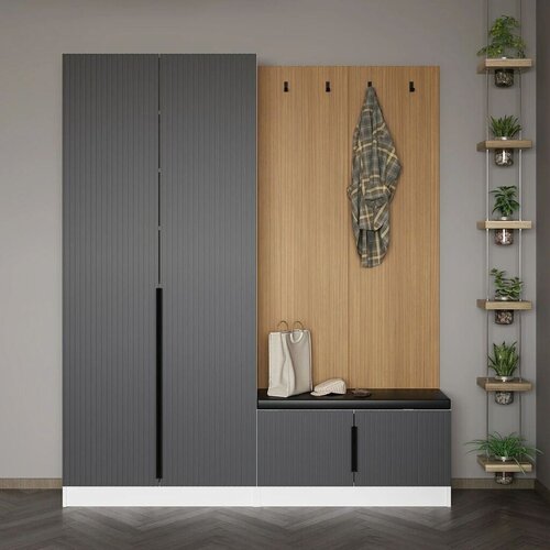 Hanah home Cipelarnik Noah-8331, 180x210x35 cm, Crni Cene