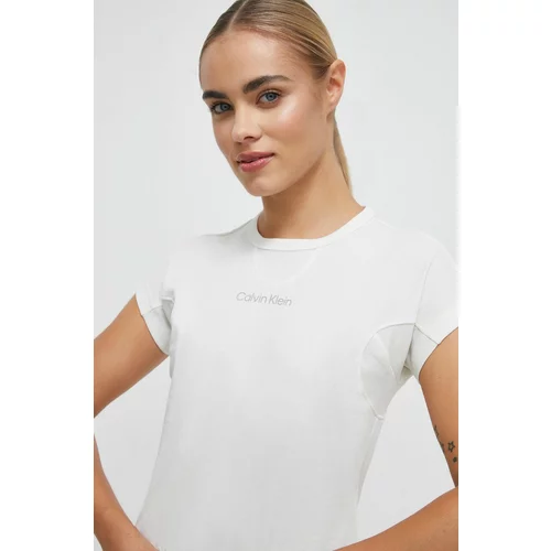 Calvin Klein Majica kratkih rukava za trening boja: bijela