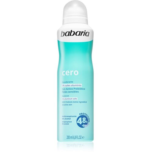 Babaria Deodorant Cero antiperspirant v pršilu za občutljivo kožo 200 ml Cene