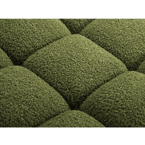 Micadoni Zelena kotna sedežna garnitura iz tkanine boucl&amp;eacute; (levi kot) Bellis &amp;ndash; Home Slike