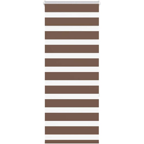vidaXL Zavjesa zebra smeđa 60x150 cm &scaron;irina tkanine 55,9 cm poliester Cijene