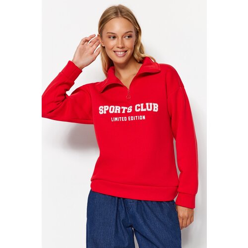 Trendyol Sweatshirt - Red - Boyfriend Slike
