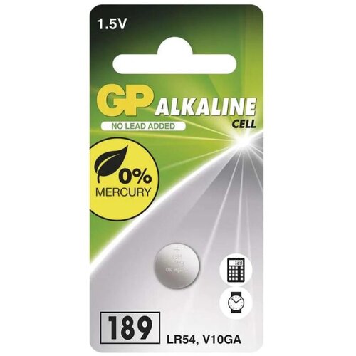 Gp Alkalna gumbna baterija LR54 189F 1.5V kos Slike