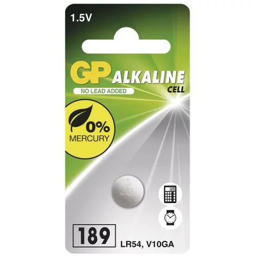 Gp Alkalna gumbna baterija LR54 189F 1.5V kos