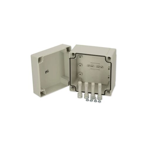 Fibox ABS 95/75 HG instalacijsko kućište 100 x 100 x 75 ABS, poliamid svijetlosiva (RAL 7035) 1 St. Cijene