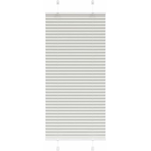 vidaXL Plisirana žaluzija svetlo siva 60x100 cm Širina tkanine 59,4 cm Cene