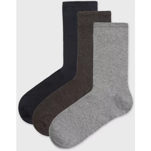 Ysabel Mora 3PACK Pamučne čarape Monaq visoke