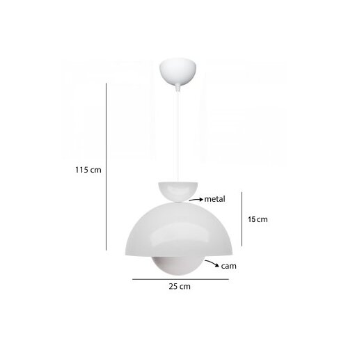 Opviq Luster 241340, Bijeli Slike