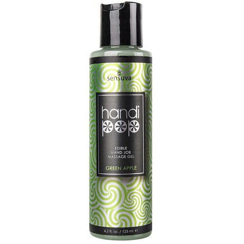 Sensuva Masažni gel Handipop Hand Job - Green Apple, 125 ml Cene