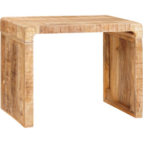 VidaXL Smeđa 60 x 35 x 46 cm Čvrsto drvo manga Slike