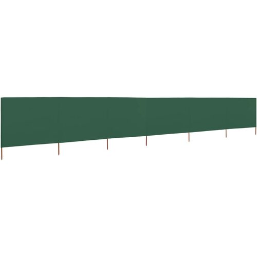 vidaXL vjetrobran sa 6 panela od tkanine 800 x 80 cm zeleni Cijene