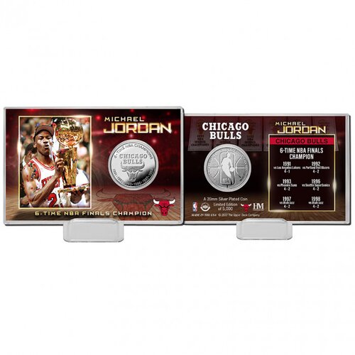 The Highland Mint michael jordan 23 chicago bulls silver mint coin card kartica s kovancem Cene
