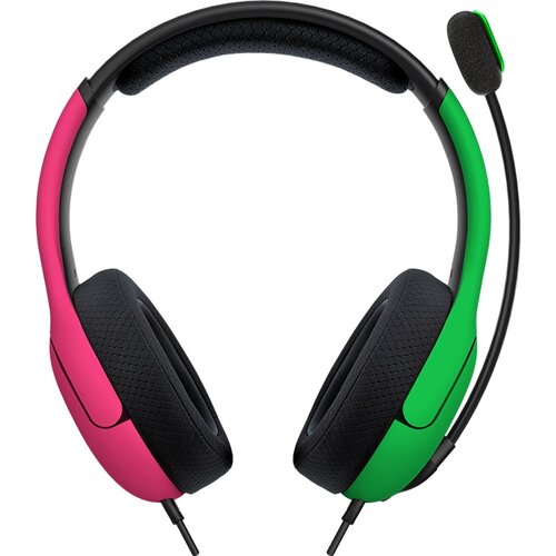 Pdp Slu&amp;scaron;alke LVL40 Chat Stereo Headset za NINTENDO SWITCH roza zelene barve Slike